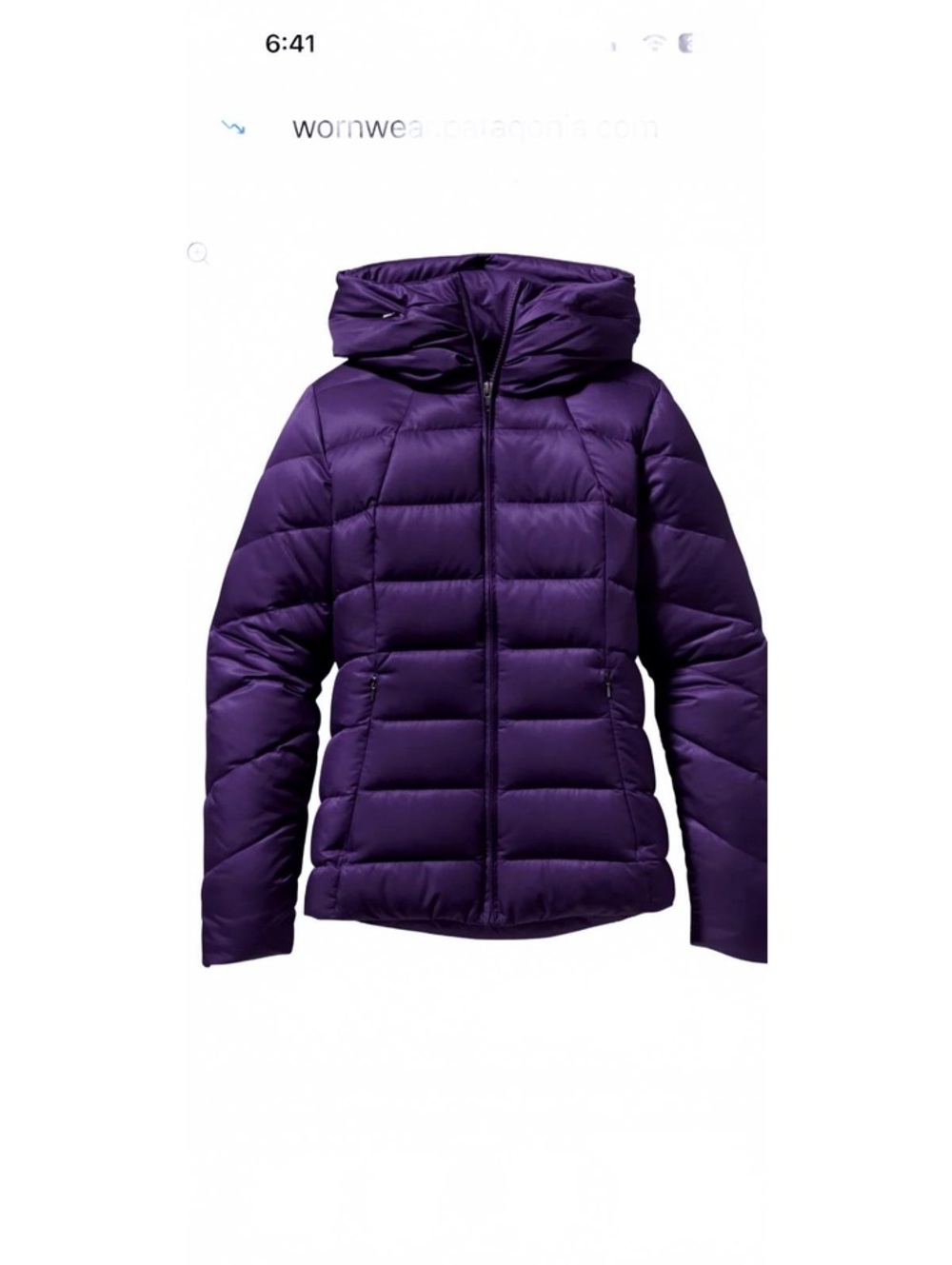 Patagonia women’s down jacket size S